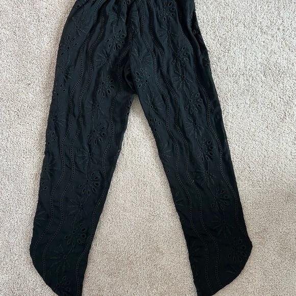 𝅺mustard Seed Women’s Black Sheer Pants Size Medium NWT - Picture 5 of 8